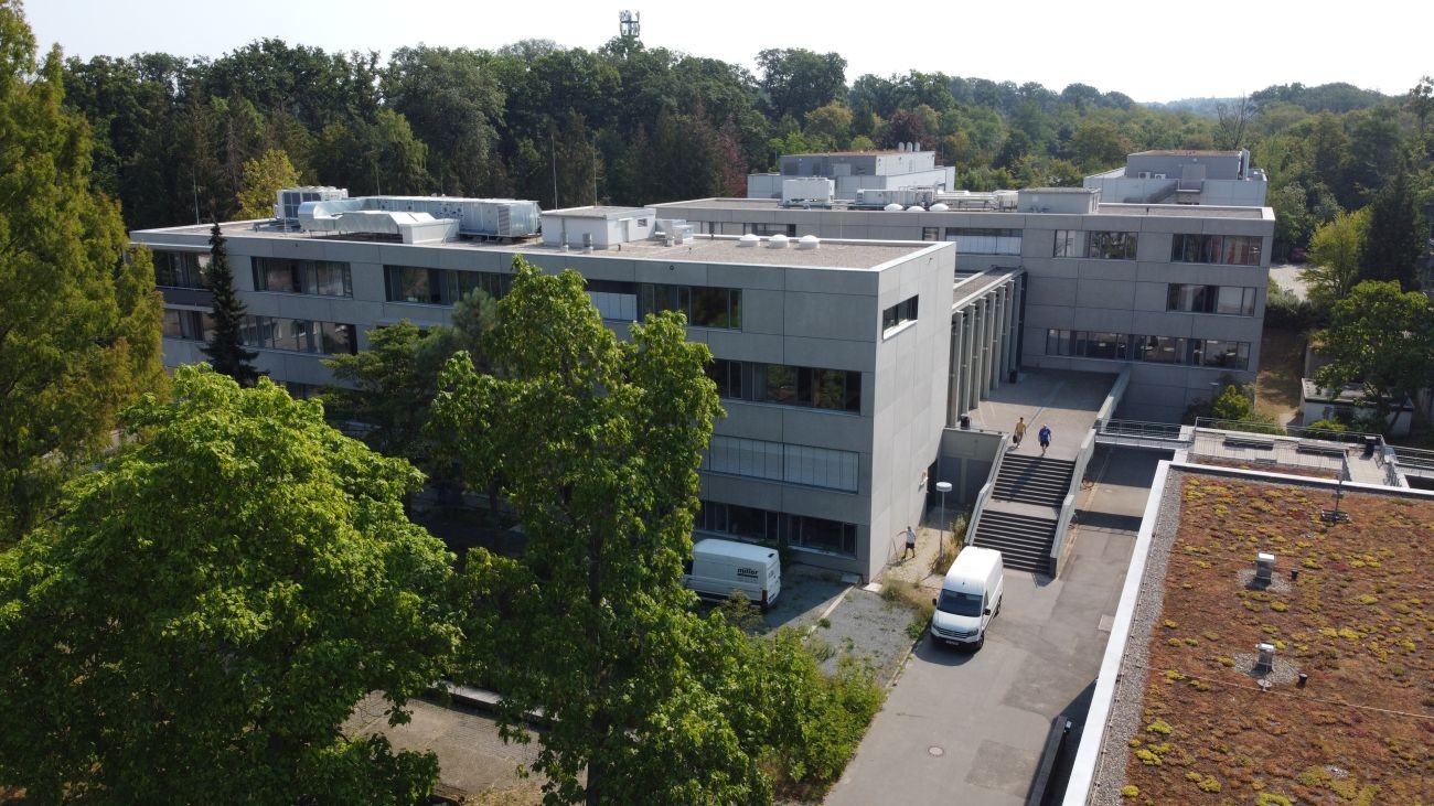 Luftbild des Instituts für Angewandte Geowissenschaften