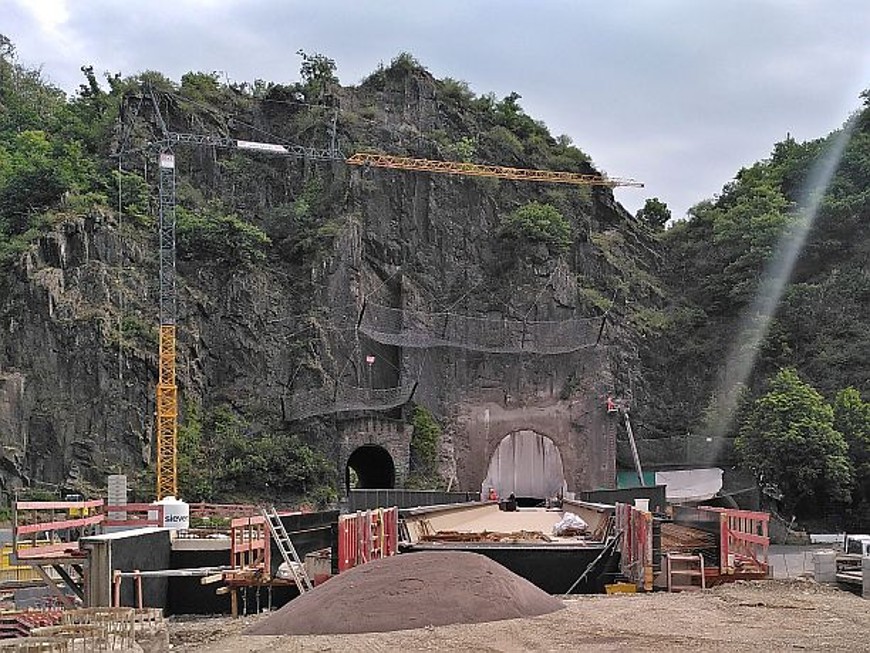 Blick von Altenahr Richtung Engelsley-Tunnel
