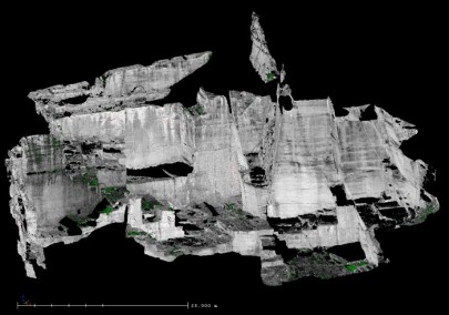 Arbeitsschritte bei der Auswertung von Punktdaten. 