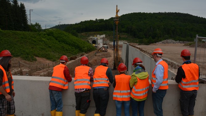Exkursion Tunnelbau Laufach/Heigenbrücken, Spessart Bild 7